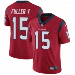 Youth Nike Houston Texans 15 Will Fuller V Limited Red Alternate Vapor Untouchable NFL Jersey