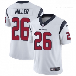 Youth Nike Houston Texans 26 Lamar Miller Elite White NFL Jersey