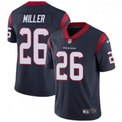 Youth Nike Houston Texans 26 Lamar Miller Limited Navy Blue Team Color Vapor Untouchable NFL Jersey