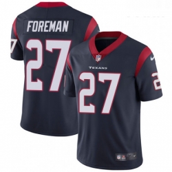 Youth Nike Houston Texans 27 DOnta Foreman Elite Navy Blue Team Color NFL Jersey