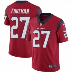 Youth Nike Houston Texans 27 DOnta Foreman Limited Red Alternate Vapor Untouchable NFL Jersey