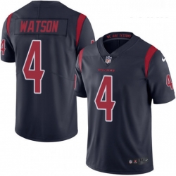 Youth Nike Houston Texans 4 Deshaun Watson Limited Navy Blue Rush Vapor Untouchable NFL Jersey