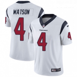 Youth Nike Houston Texans 4 Deshaun Watson Limited White Vapor Untouchable NFL Jersey