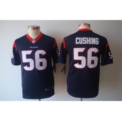 Youth Nike Houston Texans 56 Brian Cushing Blue Color Limited Jerseys