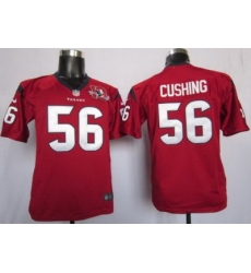 Youth Nike Houston Texans 56 Brian Cushing Red Nike NFL Jerseys W 10TH Patch
