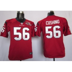 Youth Nike Houston Texans 56 Brian Cushing Red Nike NFL Jerseys W 10TH Patch