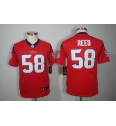 Youth Nike Houston Texans #58 Brooks Reed Red Color[Youth Limited Jerseys]