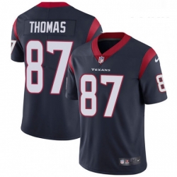 Youth Nike Houston Texans 87 Demaryius Thomas Navy Blue Team Color Vapor Untouchable Limited Player NFL Jersey