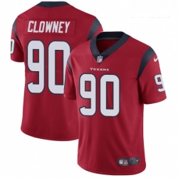 Youth Nike Houston Texans 90 Jadeveon Clowney Limited Red Alternate Vapor Untouchable NFL Jersey