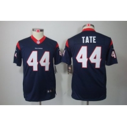 Youth Nike NFL Houston Texans #44 Tate Blue Color[Youth Limited Jerseys]
