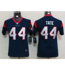 Youth Nike NFL Houston Texans #44 Tate Blue Jerseys
