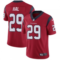 Youth Nike Texans #29 Andre Hal Red Alternate Stitched NFL Vapor Untouchable Limited Jersey
