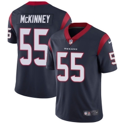 Youth Nike Texans 55 Benardrick McKinney Navy Blue Team Color Stitched NFL Vapor Untouchable Limited Jersey