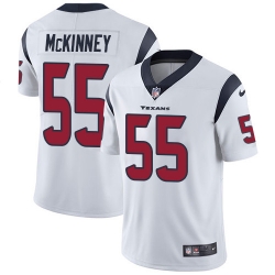 Youth Nike Texans 55 Benardrick McKinney White Stitched NFL Vapor Untouchable Limited Jersey