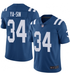 Colts 34 Rock Ya Sin Royal Blue Team Color Men Stitched Football Vapor Untouchable Limited Jersey