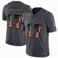 Indianapolis Colts 17 Philip Rivers Nike 2018 Salute to Service Retro USA Flag Limited NFL Jersey