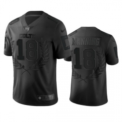 Indianapolis Colts 18 Peyton Manning Men Nike Black NFL MVP Limited Edition Jersey
