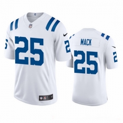 Indianapolis Colts 25 Marlon Mack Men Nike White 2020 Vapor Limited Jersey