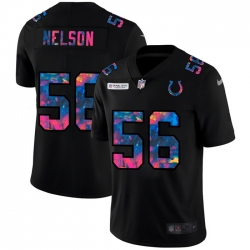 Indianapolis Colts 56 Quenton Nelson Men Nike Multi Color Black 2020 NFL Crucial Catch Vapor Untouchable Limited Jersey