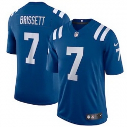 Indianapolis Colts 7 Jacoby Brissett Men Nike Royal 2020 Vapor Limited Jersey