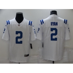 Men Indianapolis Colts 2 Matt Ryan White Vapor Untouchable Limited Stitched jersey