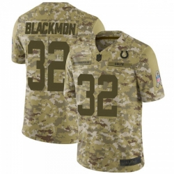 Men Indianapolis Colts Julian Blackmon 2018 Salute to Service Jersey Camo Limited