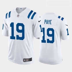 Men Indianapolis Colts Kwity Paye Royal White 2021 Draft Jersey