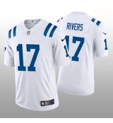 Men Nike Indianapolis Colts 17 Philip Rivers White Vapor Limited Stitched NFL Jersey