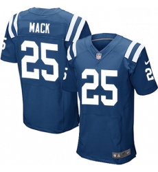 Men Nike Indianapolis Colts 25 Marlon Mack Elite Royal Blue Team Color NFL Jersey