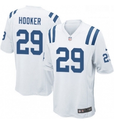 Men Nike Indianapolis Colts 29 Malik Hooker Game White NFL Jersey