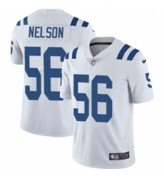 Men Nike Indianapolis Colts 56 Quenton Nelson White Vapor Untouchable Limited Player NFL Jersey