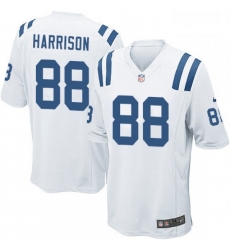 Men Nike Indianapolis Colts 88 Marvin Harrison Game White NFL Jersey