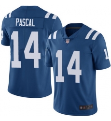 Men Zach Pascal Limited Home Jersey 14 Football Indianapolis Colts Royal Blue V