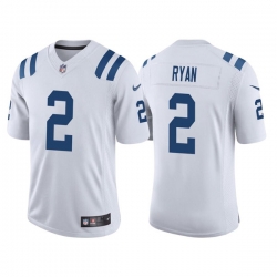 Men's Indianapolis Colts #2 Matt Ryan White Stitched Jersey