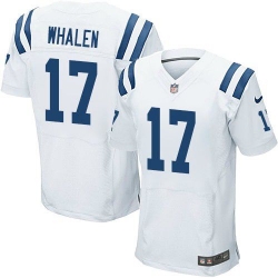 Nike Colts #17 Griff Whalen White Mens Stitched NFL Elite Jersey