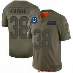 Nike Colts 38 T J  Carrie Camo Men Stitched NFL Limited 2019 Salute To Service Jersey