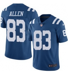 Nike Colts #83 Dwayne Allen Royal Blue Mens Stitched NFL Limited Rush Jersey