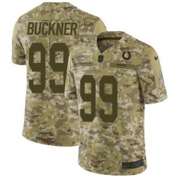 Nike Colts 99 DeForest Buckner Camo Men Stitched NFL Limited 2018 Salute To Service Jersey
