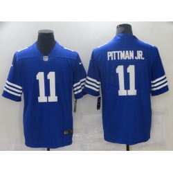 Nike Indianapolis Colts 11 Michael Pittman JR  Royal Vapor Untouchable Limited Jersey