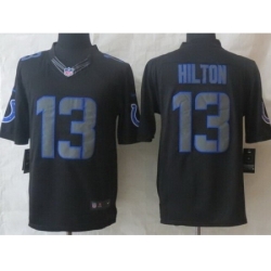 Nike Indianapolis Colts 13 T.Y. Hilton Black Limited Impact NFL Jersey