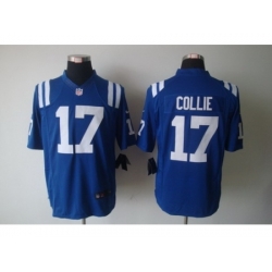 Nike Indianapolis Colts 17 Austin Collie Blue Limited NFL Jersey