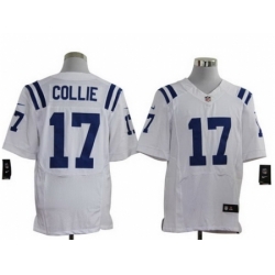 Nike Indianapolis Colts 17 Austin Collie White Elite NFL Jersey