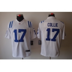 Nike Indianapolis Colts 17 Austin Collie White Limited NFL Jersey