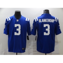 Nike Indianapolis Colts 3 Rodrigo Blankenship Blue Vapor Untouchable Limited Jersey