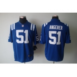 Nike Indianapolis Colts 51 Pat Angerer Blue Limited NFL Jersey