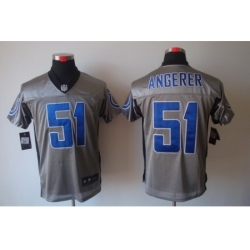 Nike Indianapolis Colts 51 Pat Angerer Grey Elite Shadow NFL Jersey