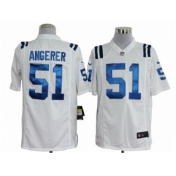 Nike Indianapolis Colts 51 Pat Angerer white Game NFL Jersey