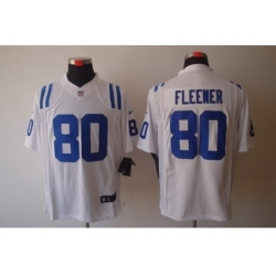 Nike Indianapolis Colts 80 Coby Fleener White Limited NFL Jersey