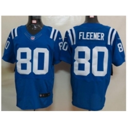 Nike Indianapolis Colts 80 Coby Fleener blue Elite NFL Jersey