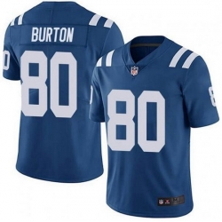 Nike Indianapolis Colts 80 Trey Burton Royal Vapor Untouchable Limited Jersey